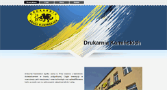 Desktop Screenshot of drukarniakaminskich.pl